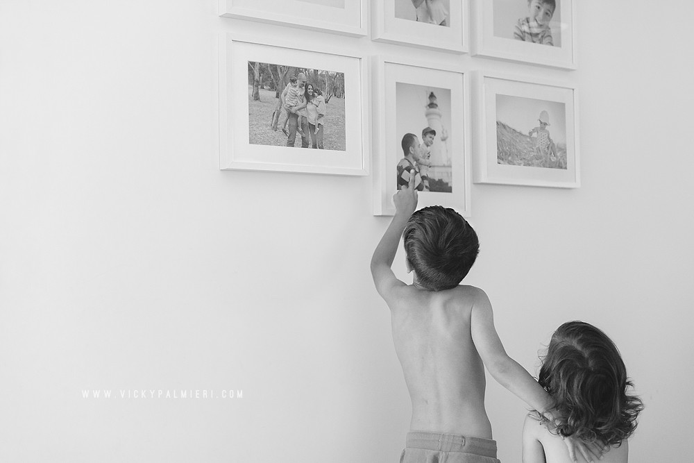 Shooting With Soul 52 Project - Week One - Resolution. Children looking up at picture frames.