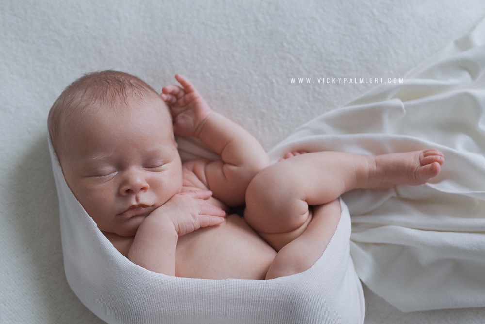 Sleepy Posed Newborn Photography