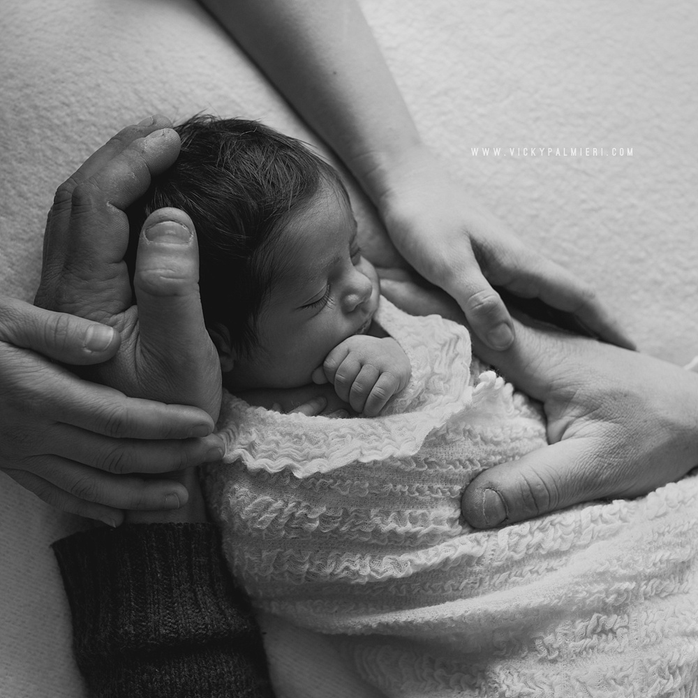 Natural posing and real in home newborn and family photography