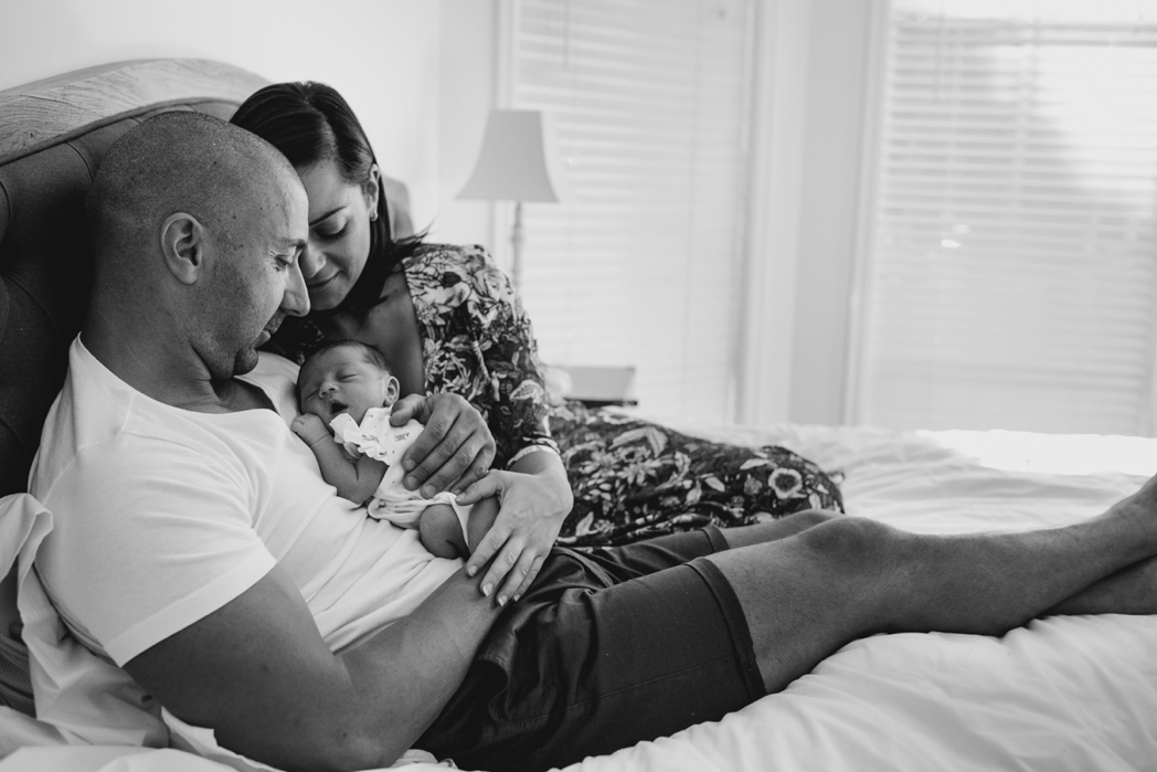 Natural newborn in home photography in the western suburbs Melbourne